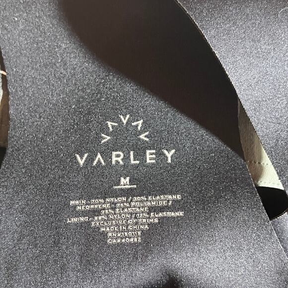 Varley Sherman Sports Bra Womens Medium Gray Camouflage Medium Support Racerback - Picture 6 of 8